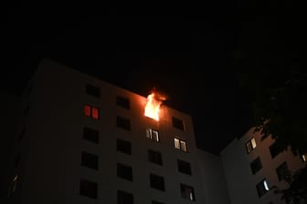 Brand in der Alfred-Jung-Straße in der Nacht zu Dienstag.
