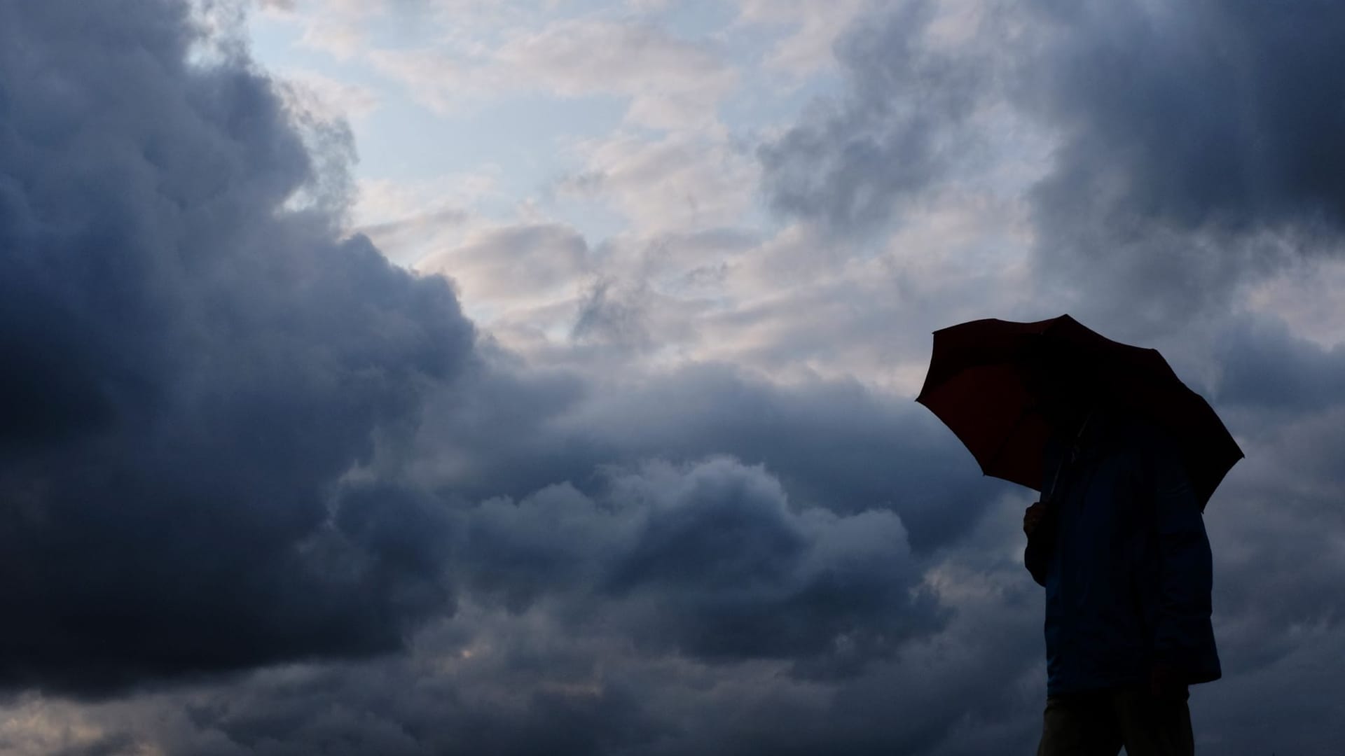 Regen und Wolken