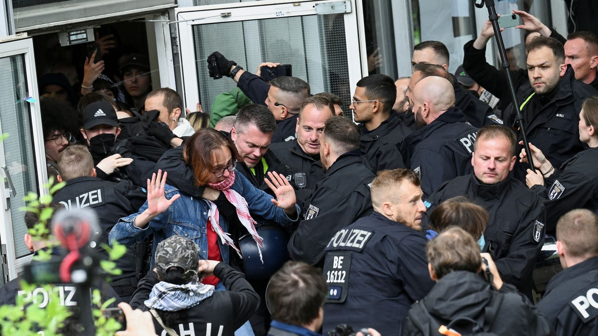 Räumung des Protestcamps an der FU Berlin: Universitäten sind mit Besetzungen nicht einverstanden.