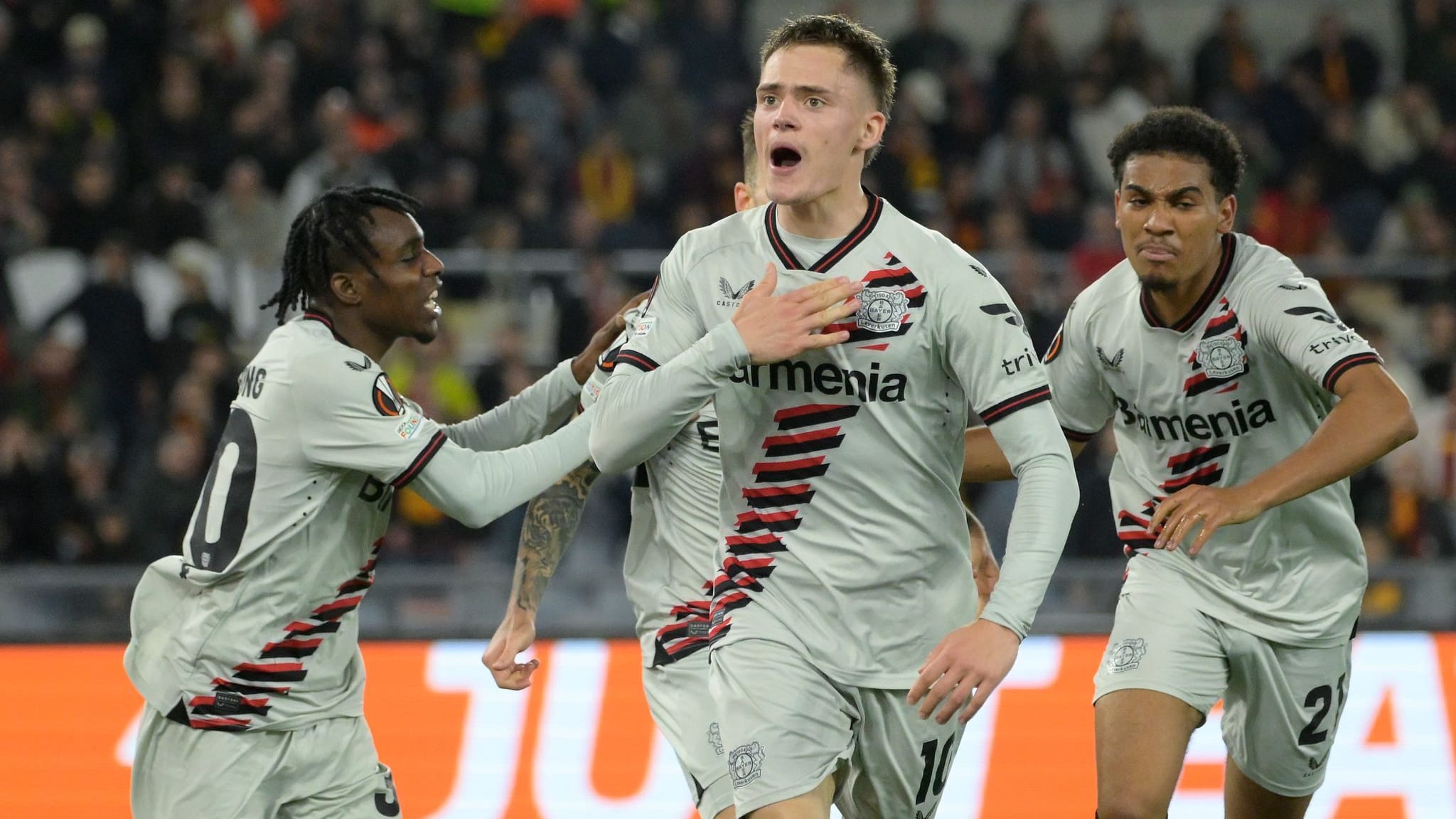 Leverkusen gewinnt in Rom – und steht kurz vor dem Finale