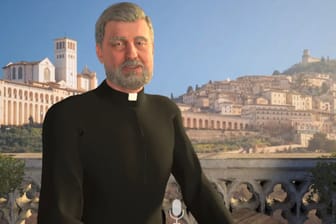 Der virtuelle "Father Justin": Als KI-gesteuerter Priester spendete der "Geistliche" sogar ein Sakrament.