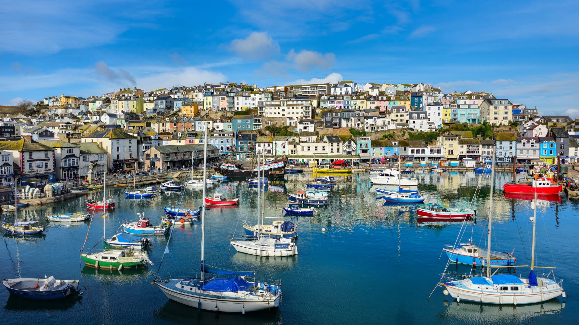 Der Hafen von Brixham: Der beliebte Urlaubsort wird von einem Parasiten heimgesucht.