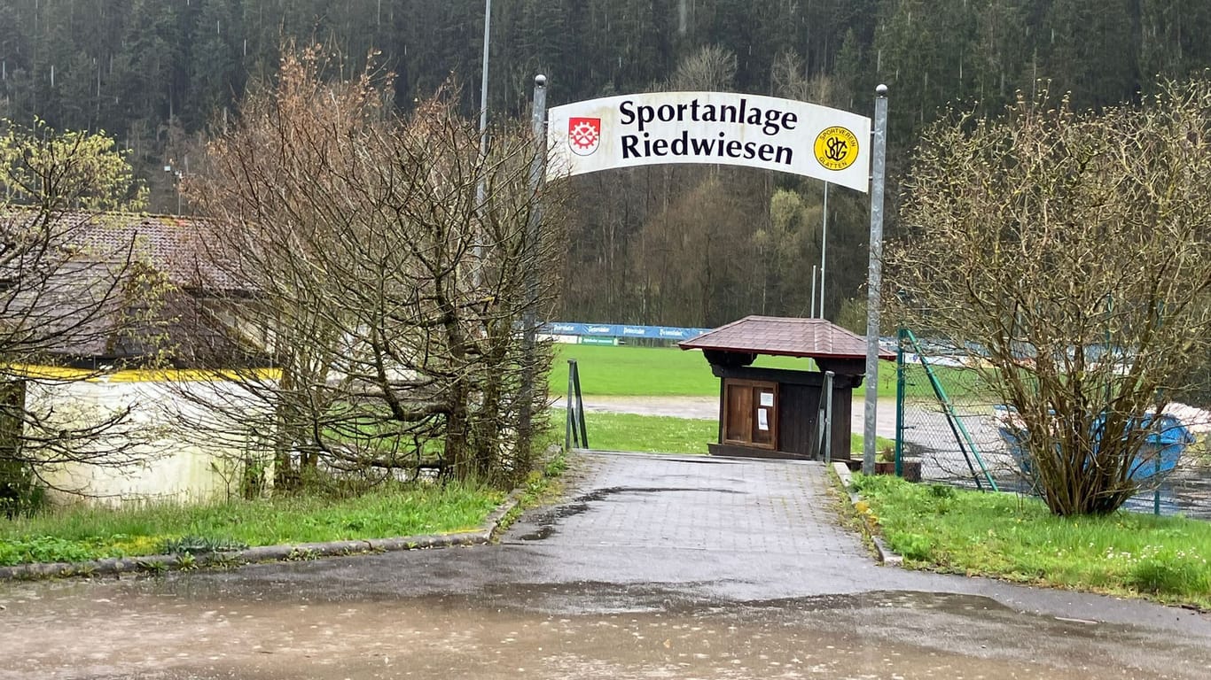 Der Sportplatz des SV Glatten: Hier lernte Jürgen Klopp das Fußballspielen.