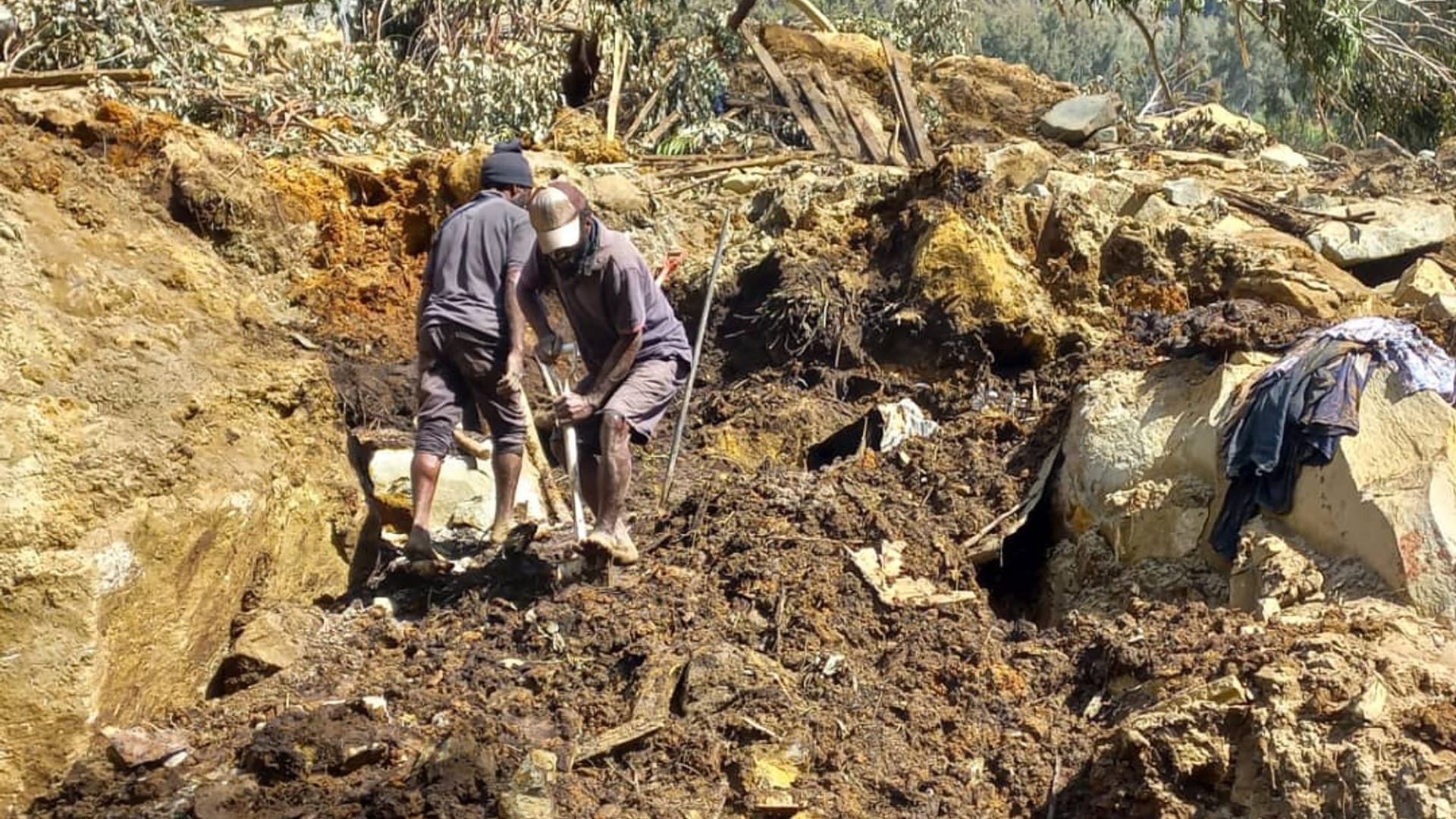 Erdrutsch in Papua-Neuguinea