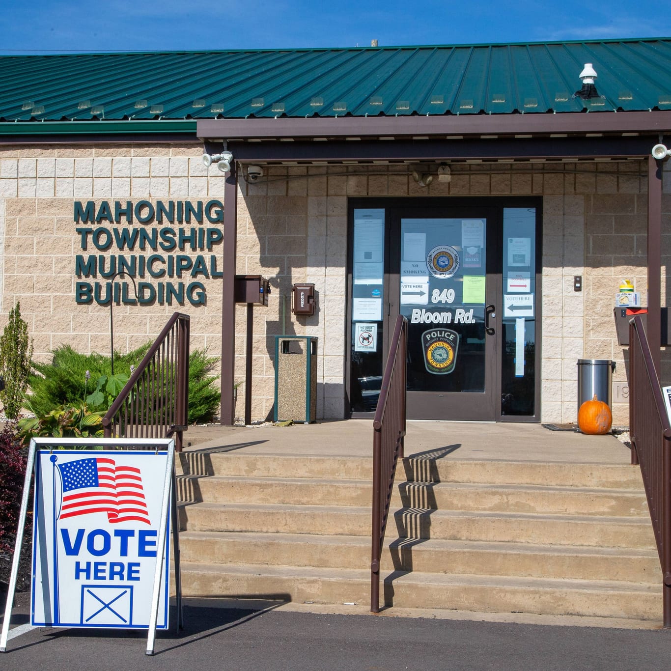 Ein Wahllokal 2020 in Pennsylvania.