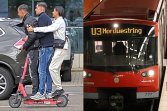E-Scooter sind ab sofort in allen U-Bahnen, Straßenbahnen, Bussen, S-Bahnen und Zügen rund um Nürnberg tabu (Archivbilder).