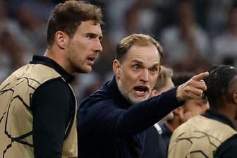 Aufgebracht: Bayern-Trainer Tuchel nach der umstrittenen Schiedsrichter-Entscheidung.