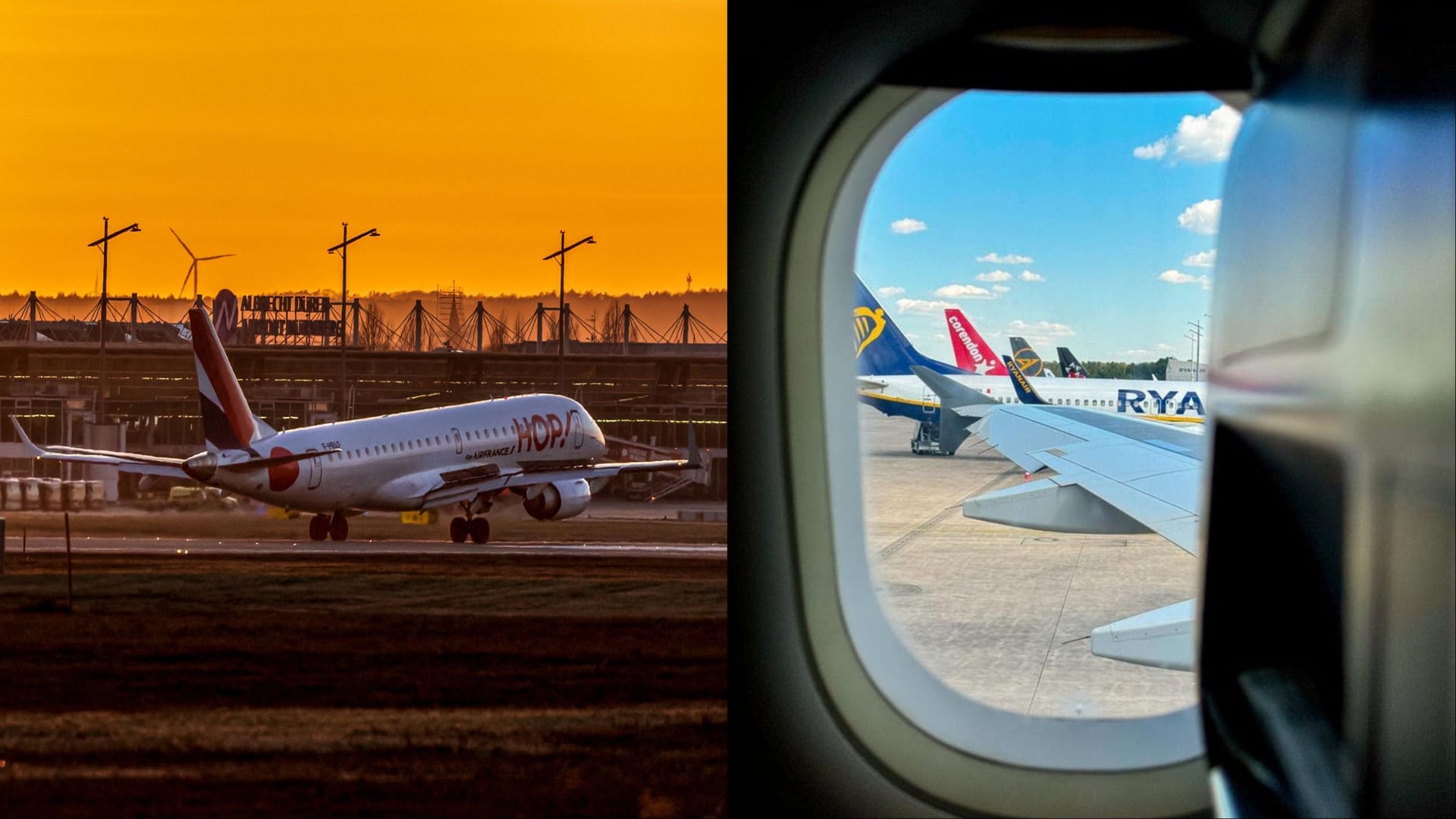 Mit diesem Ausblick starten viele Franken in die Pfingstferien (Archivbilder): Der Nürnberger Flughafen erwartet währenddessen mehr als 1.700 Stars und Landungen.