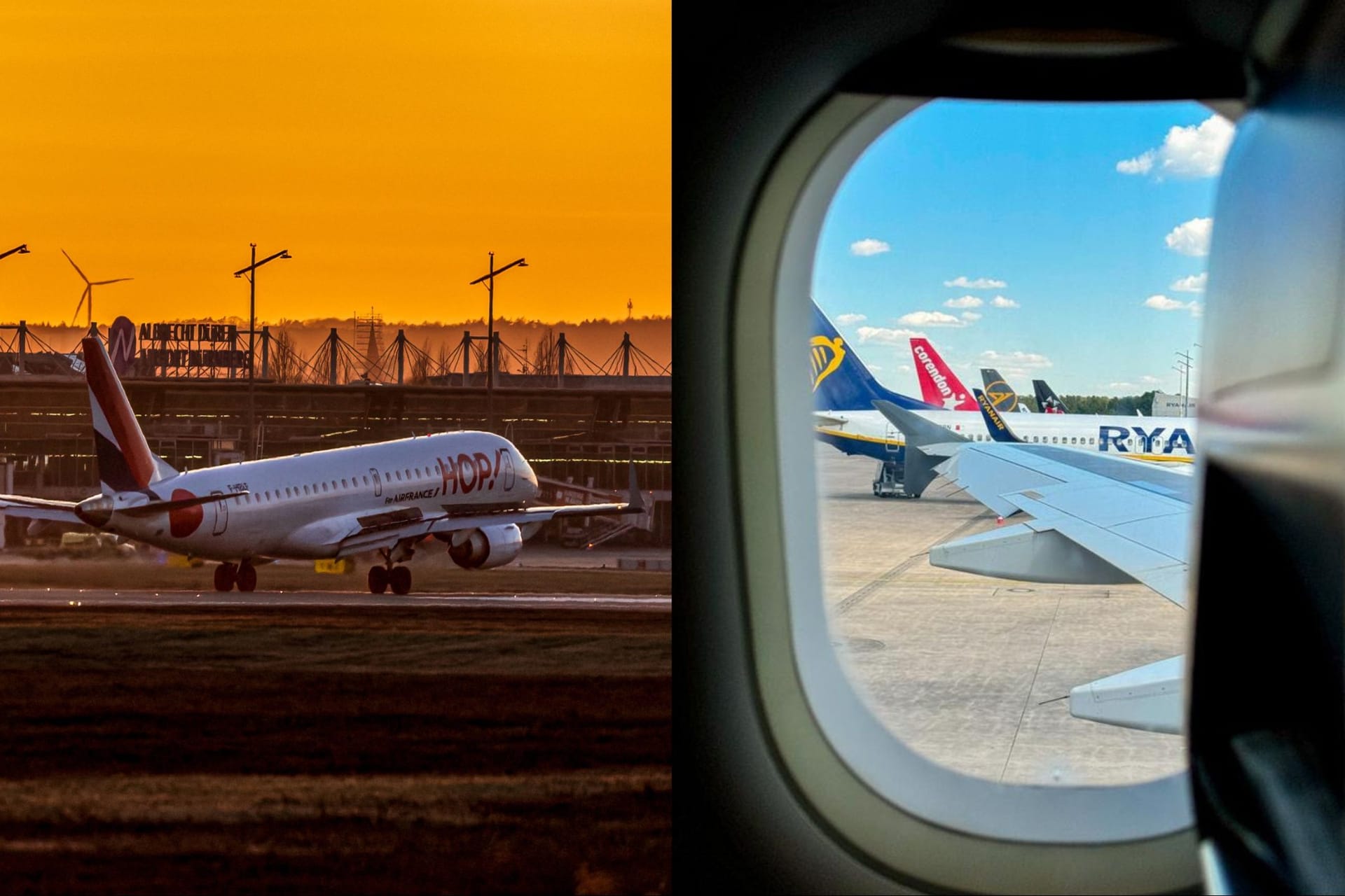 Mit diesem Ausblick starten viele Franken in die Pfingstferien (Archivbilder): Der Nürnberger Flughafen erwartet währenddessen mehr als 1.700 Stars und Landungen.