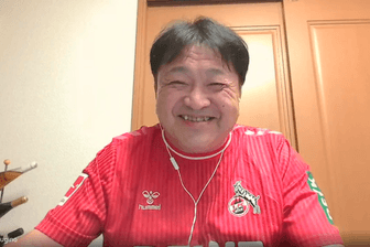 Fumihiko Sugino beim Videointerview: Er lebte als FC-Fan einige Jahre in Düsseldorf