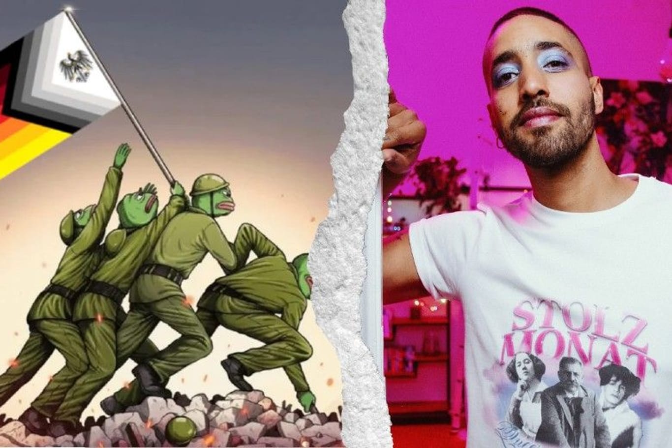 "Stolzmonat": Jetzt werden der homophoben Kampagne T-Shirts mit queeren Motiven entgegengesetzt.