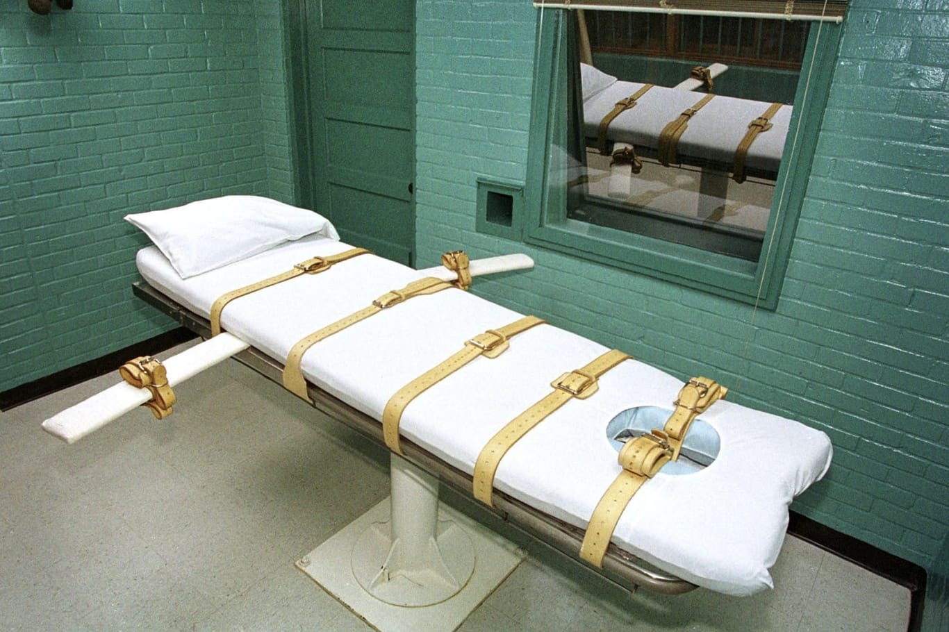 Todeszelle des berüchtigten Huntsville-Gefängnisses