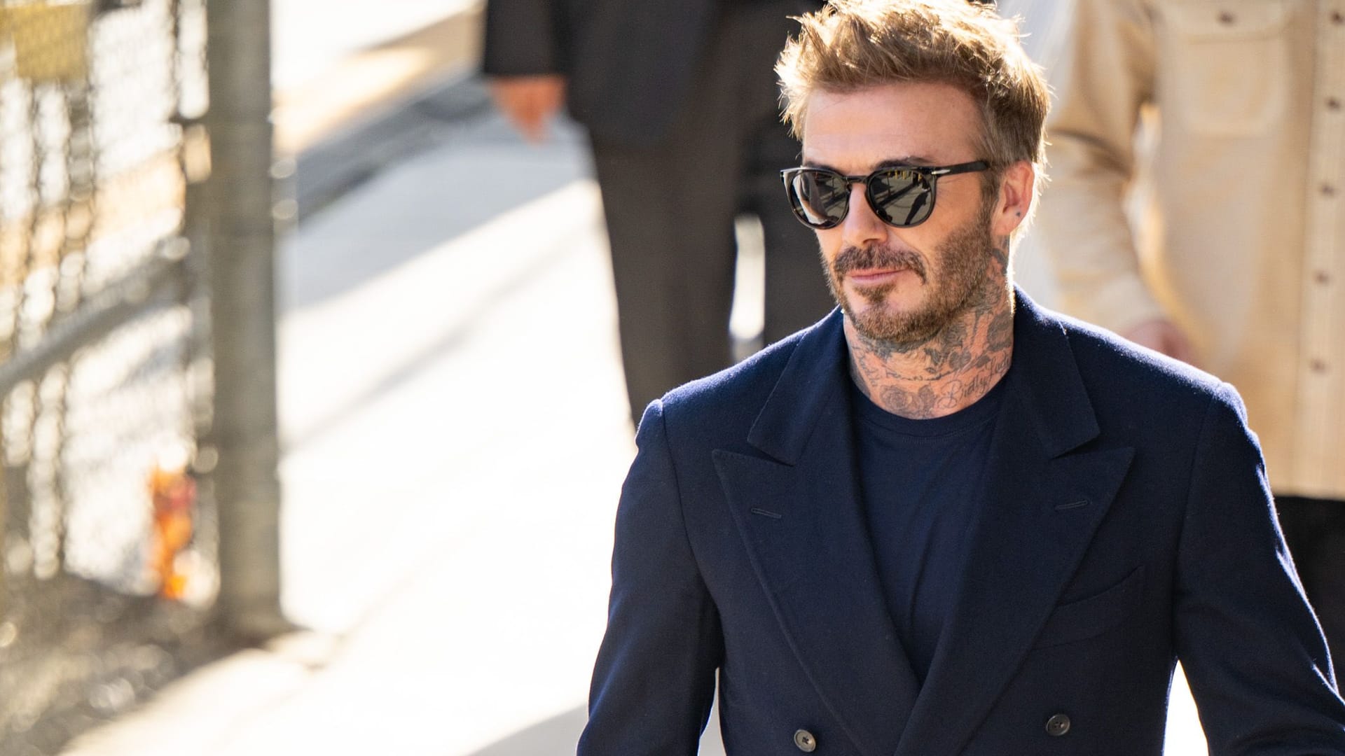 David Beckham: Der Fußballer macht jetzt Mode für Hugo Boss.