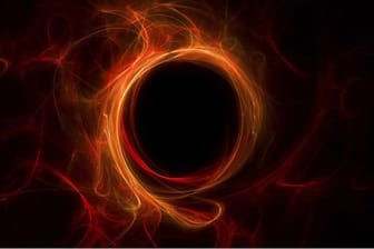 Künstlerische Darstellung eines Schwarzen Lochs (Symbolbild): So könnte das jetzt entdeckte Himmelsphänomen aussehen.