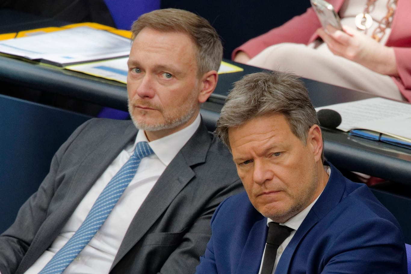 Christian Lindner (links) und Robert Habeck: Der Ampel-Dauerstreit nervt die Wählerinnen und Wähler.