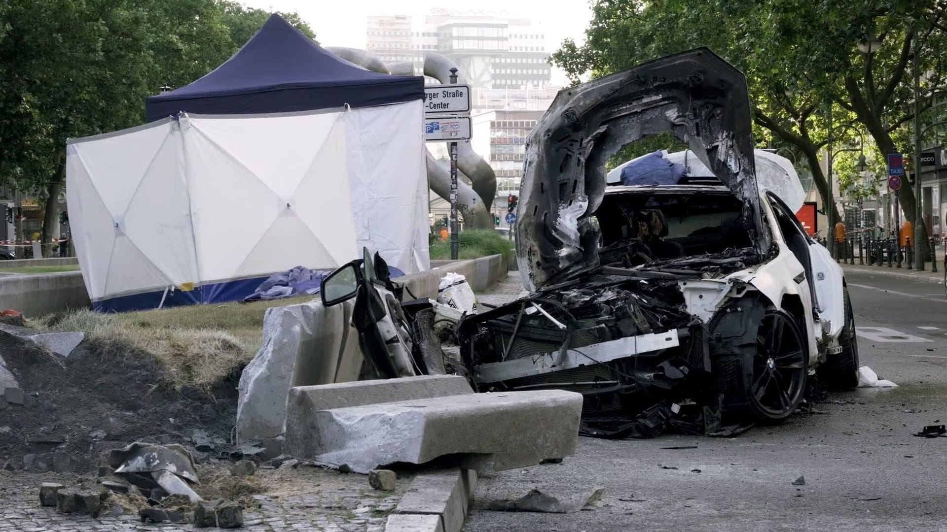 Unfall in Berlin Charlottenburg