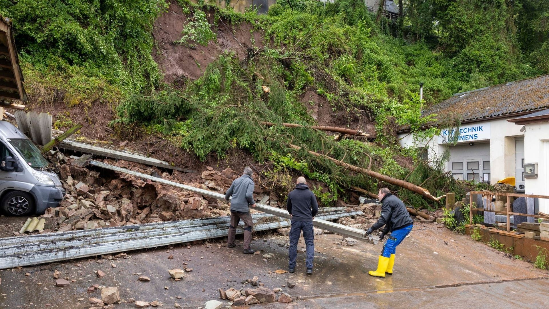 Hochwasser im Saarland - Blieskastel