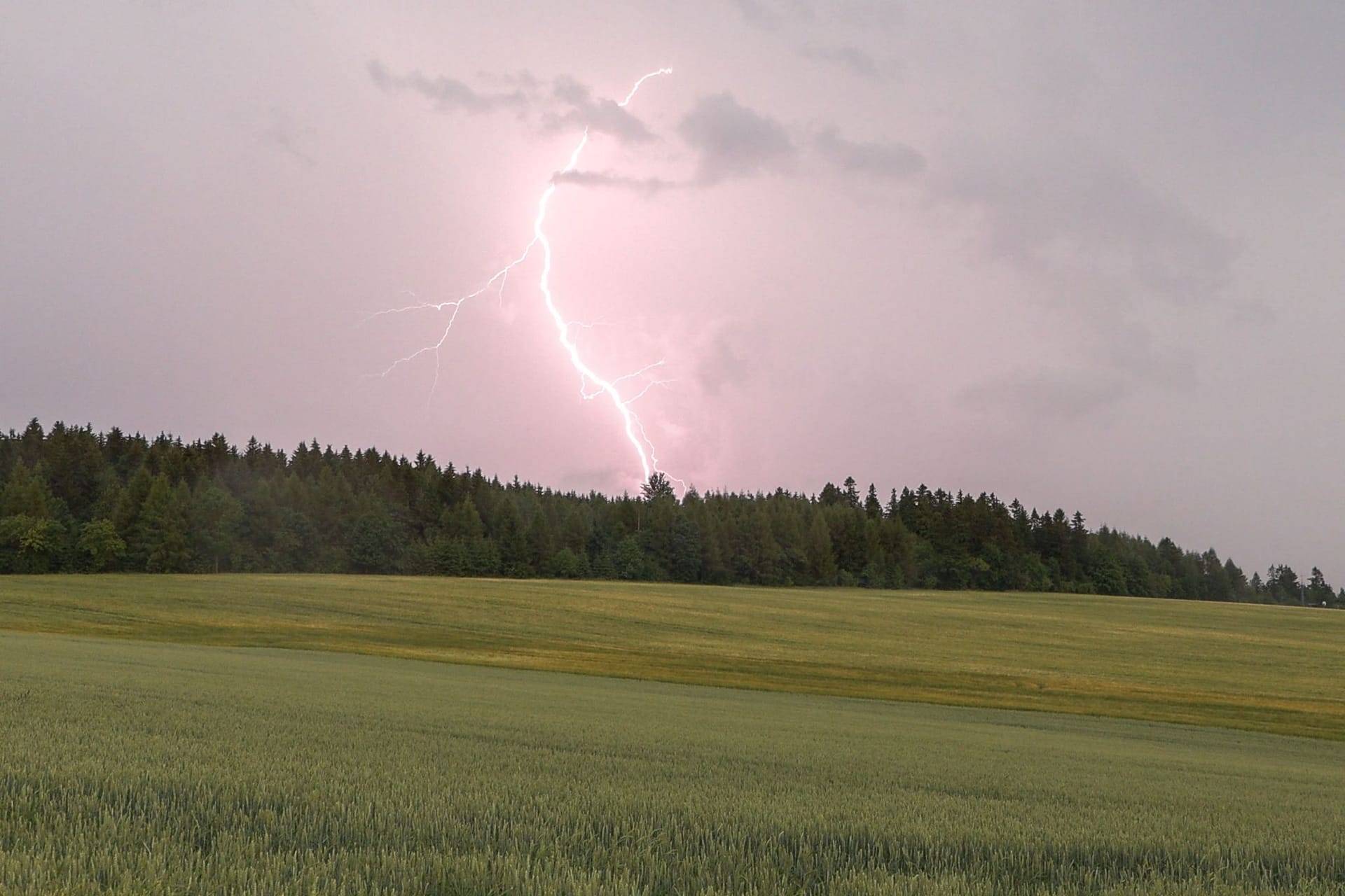 Gewitter in Sachsen