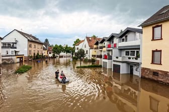 Hochwasser im Saarland - Kleinblittersdorf