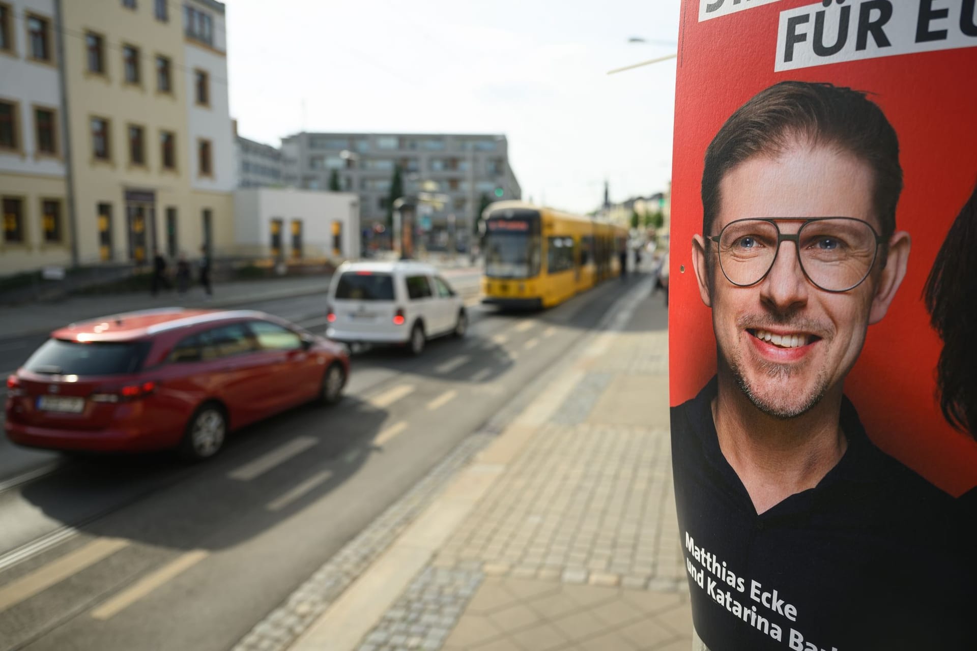 Wahlplakat Matthias Ecke