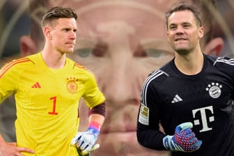 DFB-Torhüter: Marc-André ter Stegen und Manuel Neuer (r.).