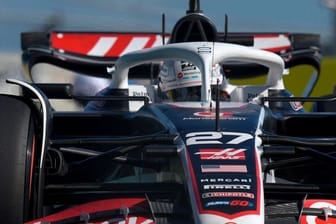 Der deutsche Haas-Pilot Nico Hülkenberg bei der Qualifikation zum Großen Preis von Miami.