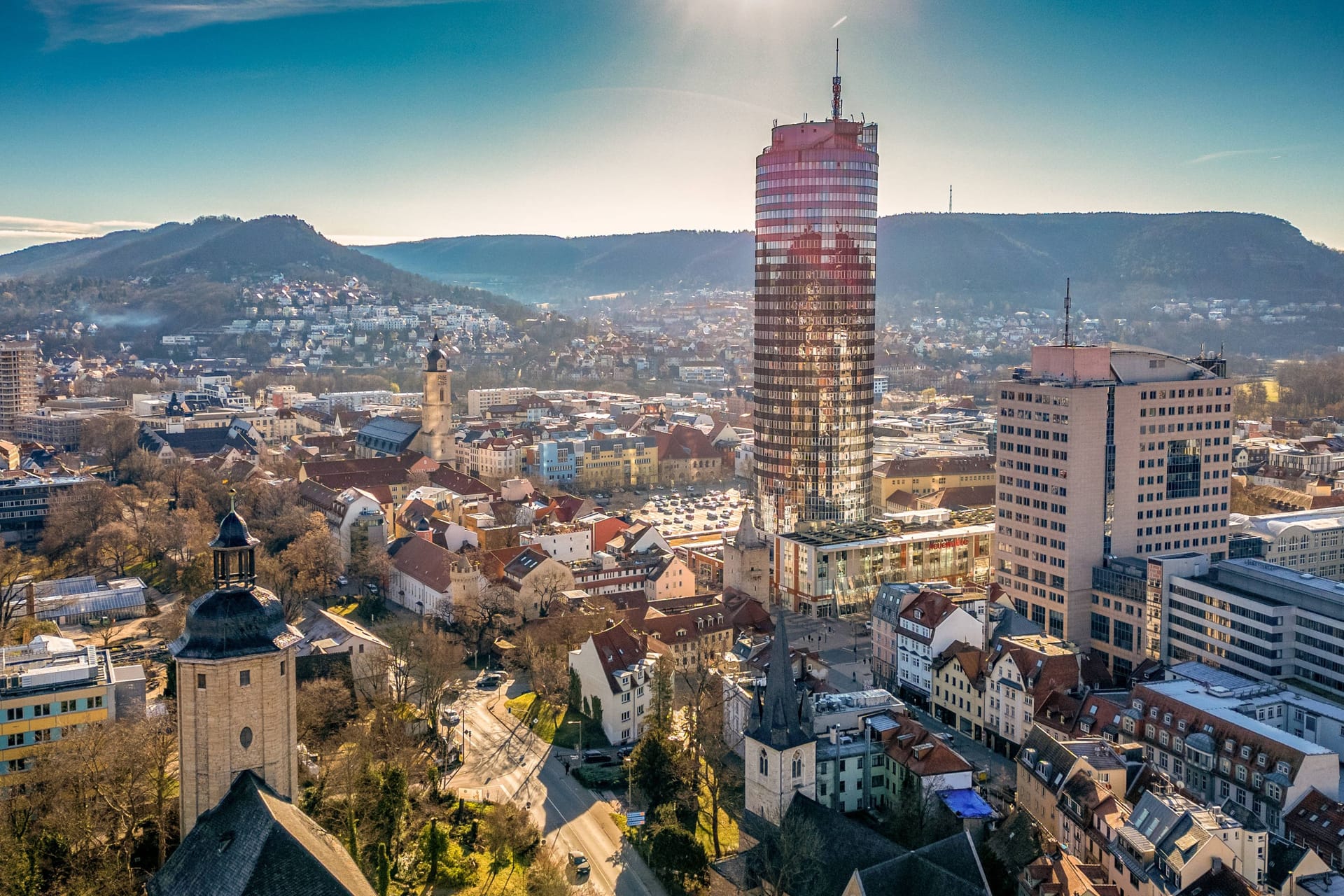 Frühlingserwachen über Jena: Die Studentenstadt in Thüringen ist eine Reise wert.