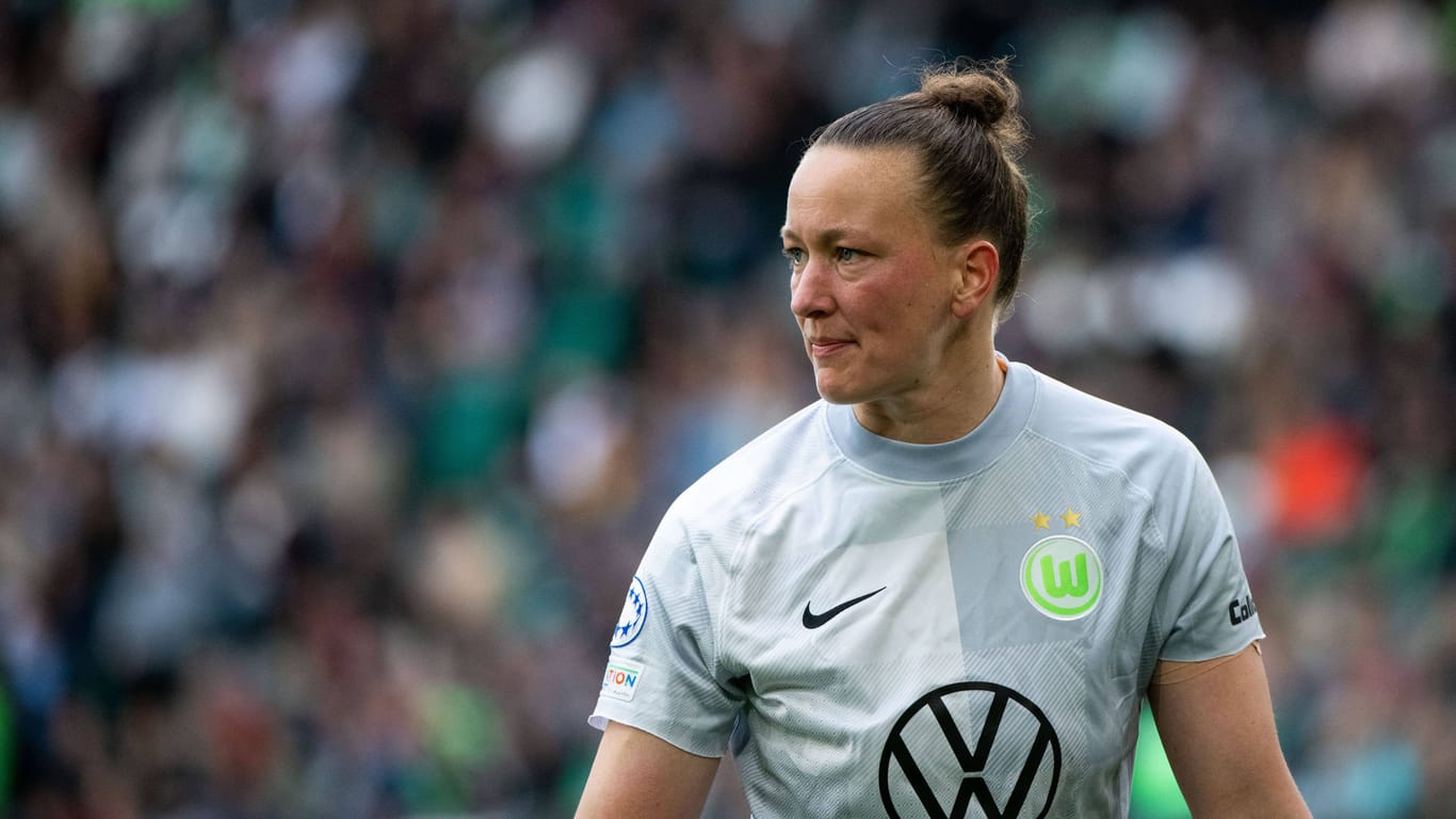 Almuth Schult: Die Torhüterin im Jahr 2022, als sie beim VfL Wolfsburg unter Vertrag stand.