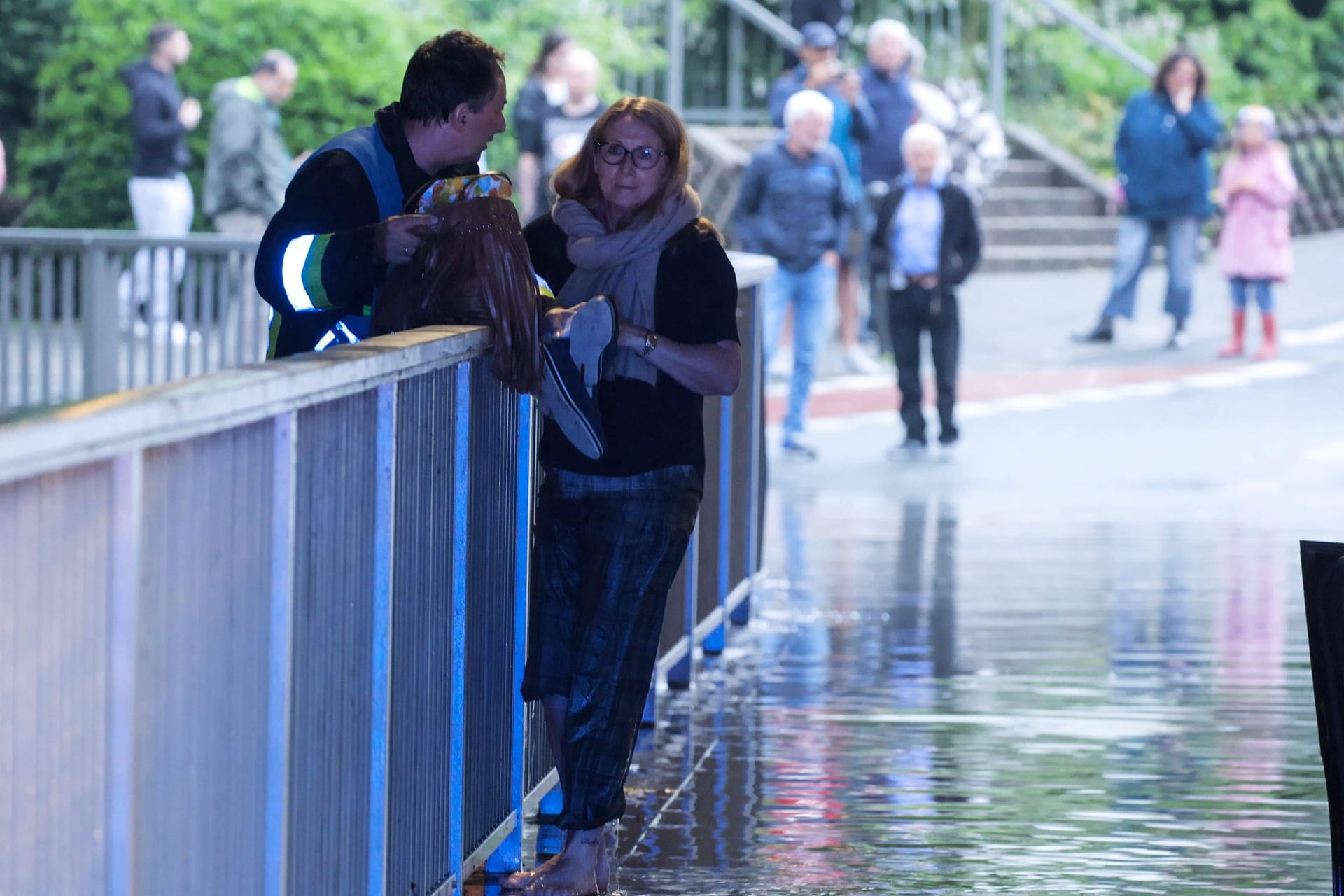 Schwere Regenfälle in Nürnberg: Nach Pfingsten wird es im Süden und Südwesten Deutschlands wieder ungemütlich.