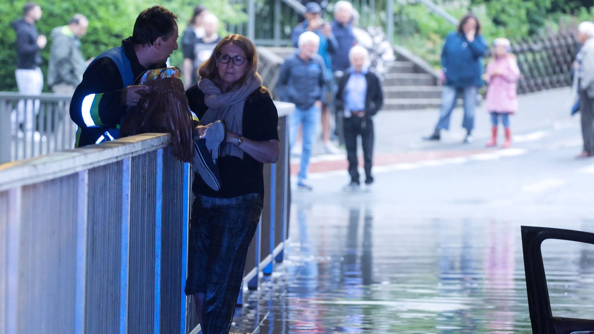 Schwere Regenfälle in Nürnberg: Nach Pfingsten wird es im Süden und Südwesten Deutschlands wieder ungemütlich.