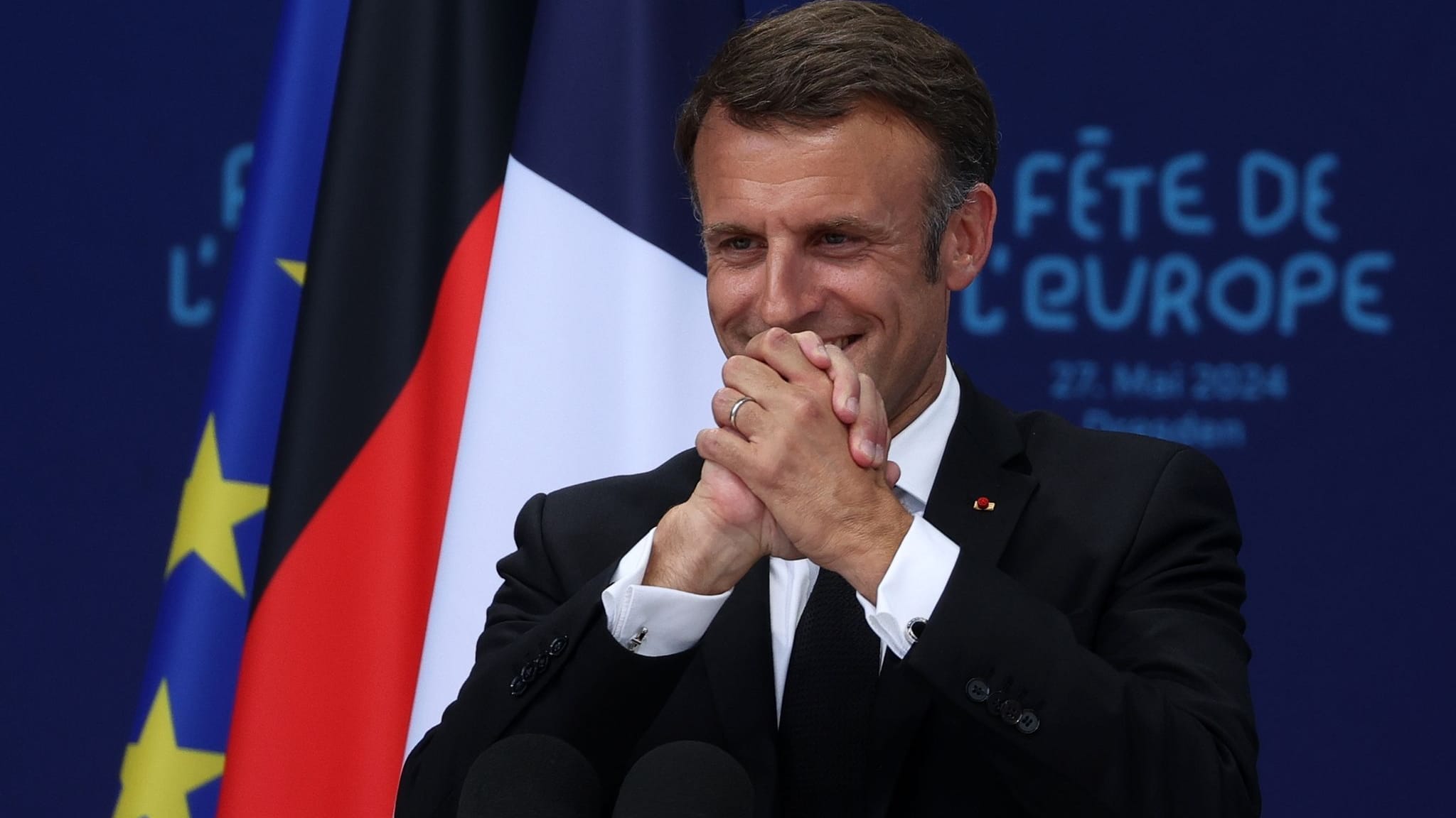 Macron wirbt für starkes souveränes Europa