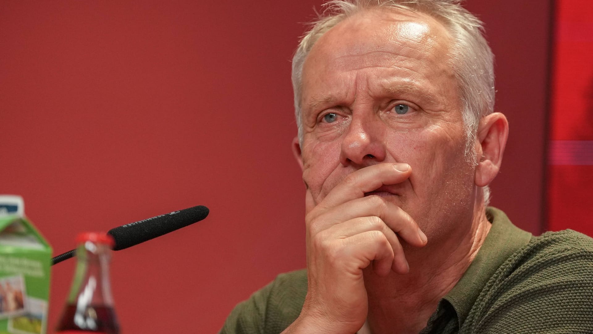 Christian Streich: Er hat das letzte Mal eine Pressekonferenz vor einem Spiel des SC Freiburg gegeben.