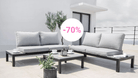 Rabattaktion: Sichern Sie sich zehn Prozent Zusatzrabatt auf Sitzgelegenheiten, Pools, Grills und weitere Gartenmöbel.