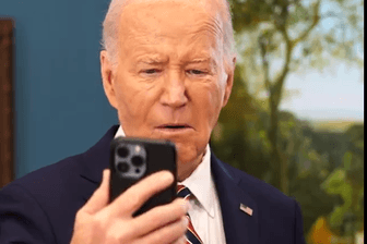 Joe Biden reagiert auf ein Video der Trump-Kampagne: "Wow".