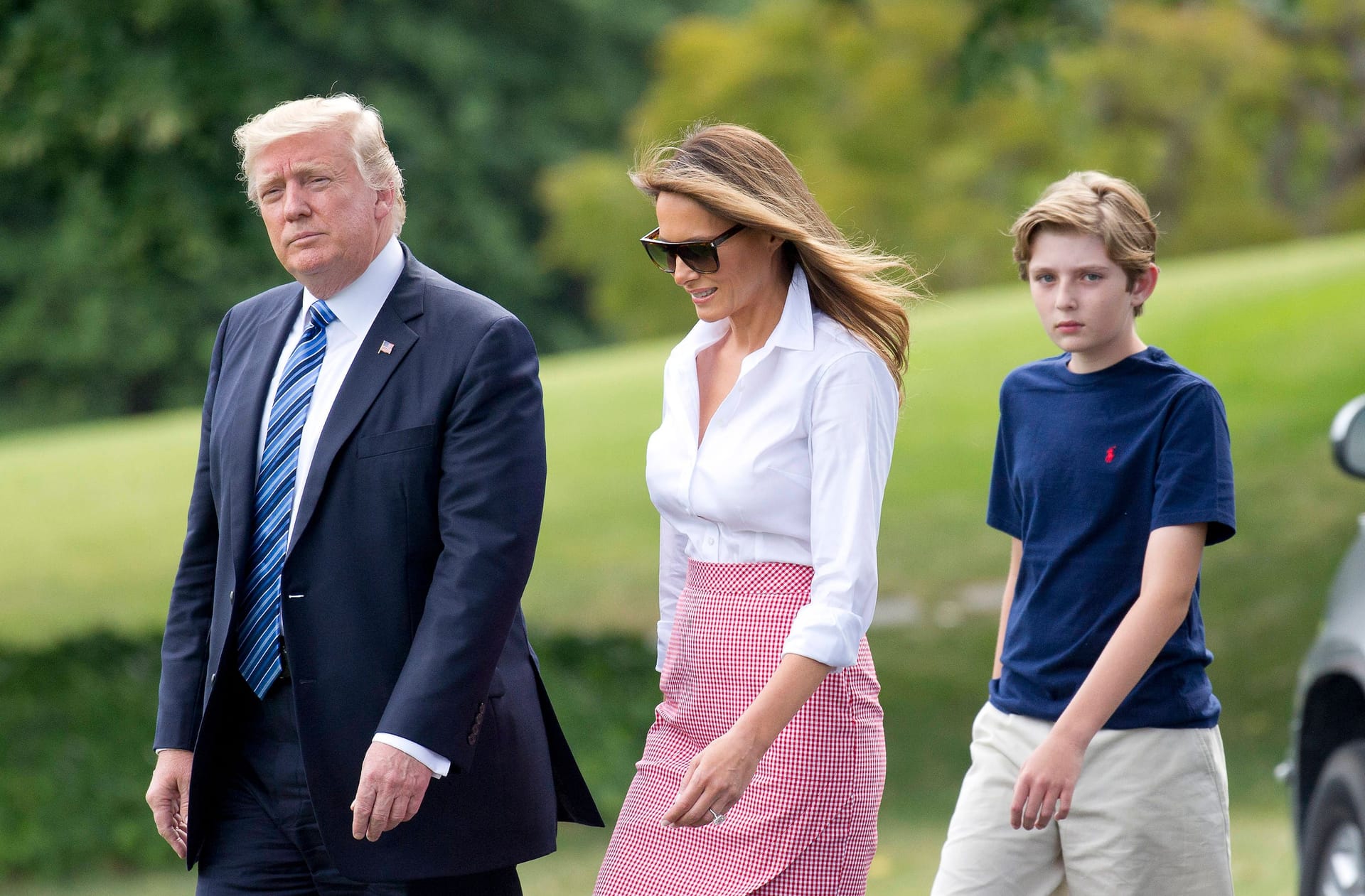 Leben als Präsidentensohn im Weißen Haus: Barron Trump als Elfjähriger im Jahr 2017.