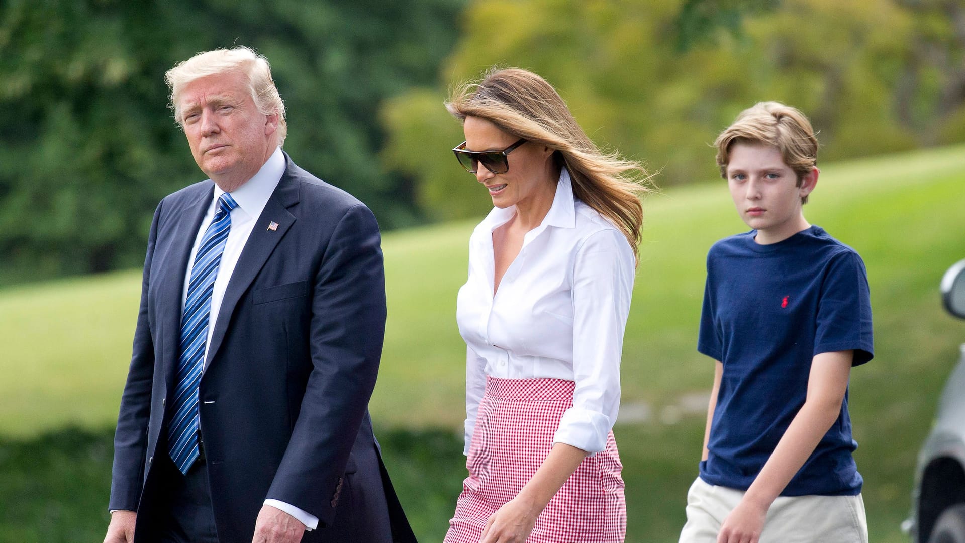 Leben als Präsidentensohn im Weißen Haus: Barron Trump als Elfjähriger im Jahr 2017.