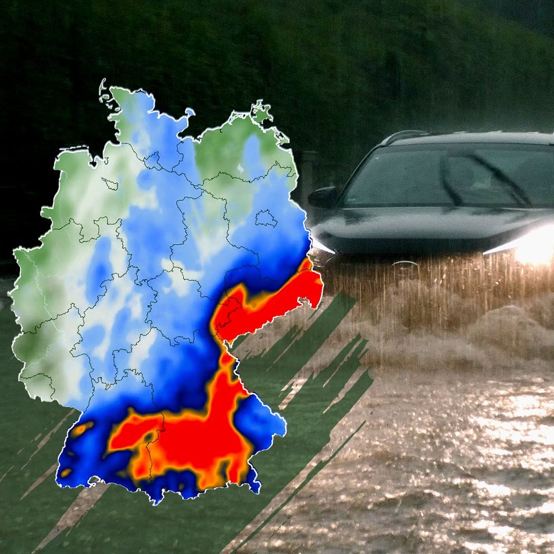 Unwetter über Deutschland