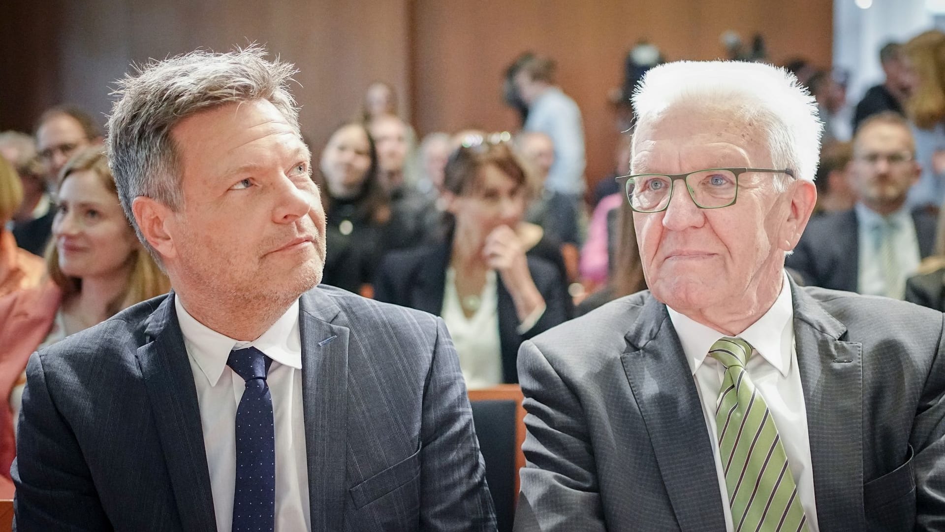 Robert Habeck und Winfried Kretschmann Robert Habeck und Winfried Kretschmann