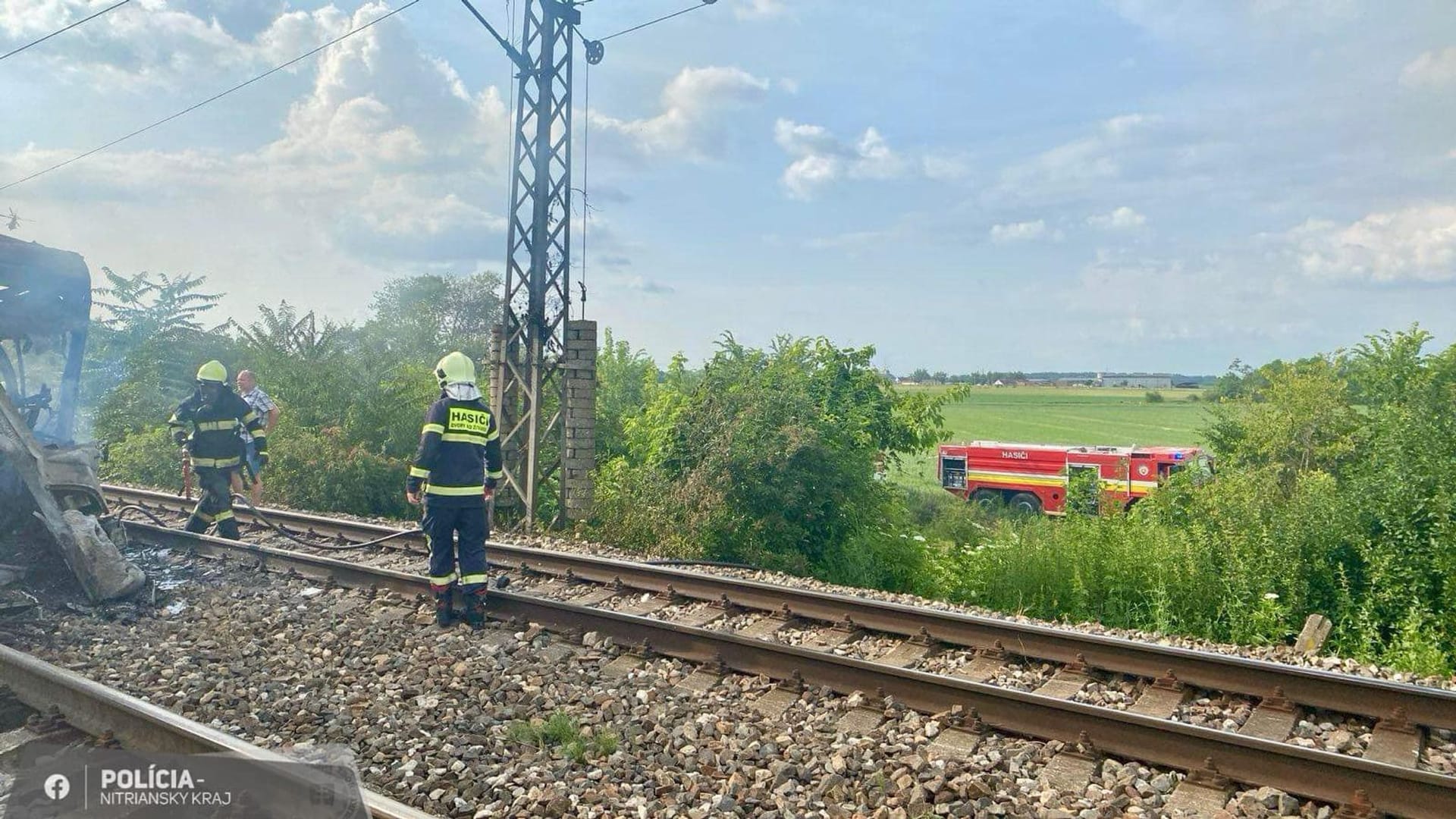 Zugunglück in der Slowakei