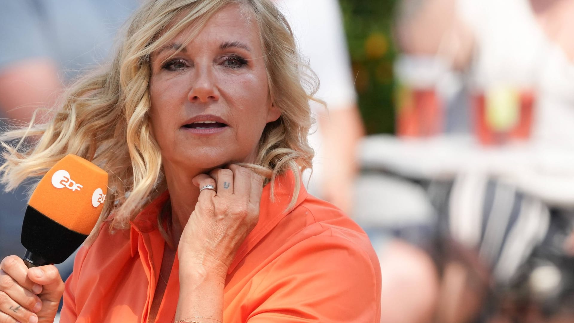 Andrea Kiewel: 2000 gab die Moderatorin ihr Debüt im "ZDF-Fernsehgarten".