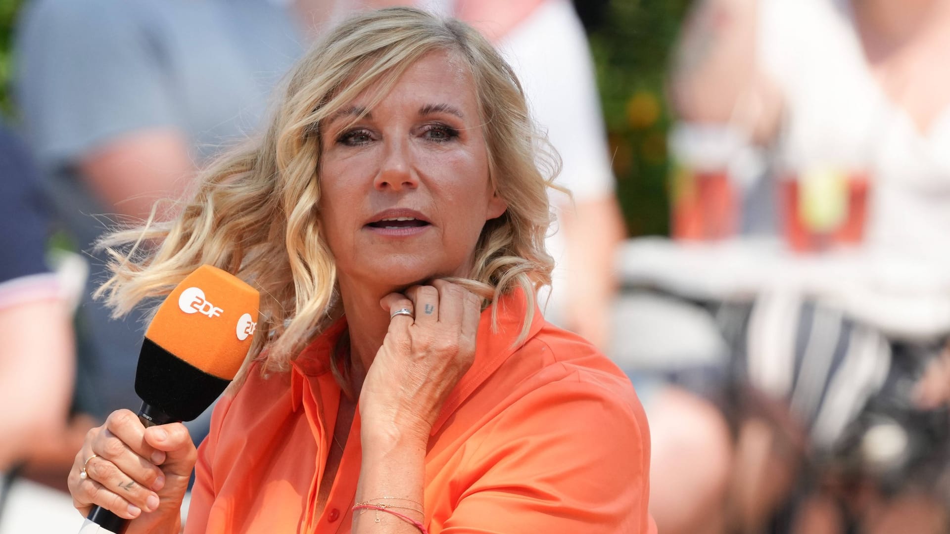 Andrea Kiewel: 2000 gab die Moderatorin ihr Debüt im "ZDF-Fernsehgarten".
