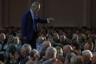 Rechtspopulist Nigel Farage bei einer Rede in der Arbeiterstadt Blackpool.