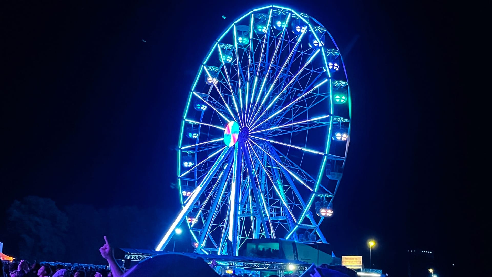 Viele Besucher haben das Riesenrad bei Rock im Park fotografiert – Farin Urlaub wird es auch ohne ein Foto in Erinnerung behalten.