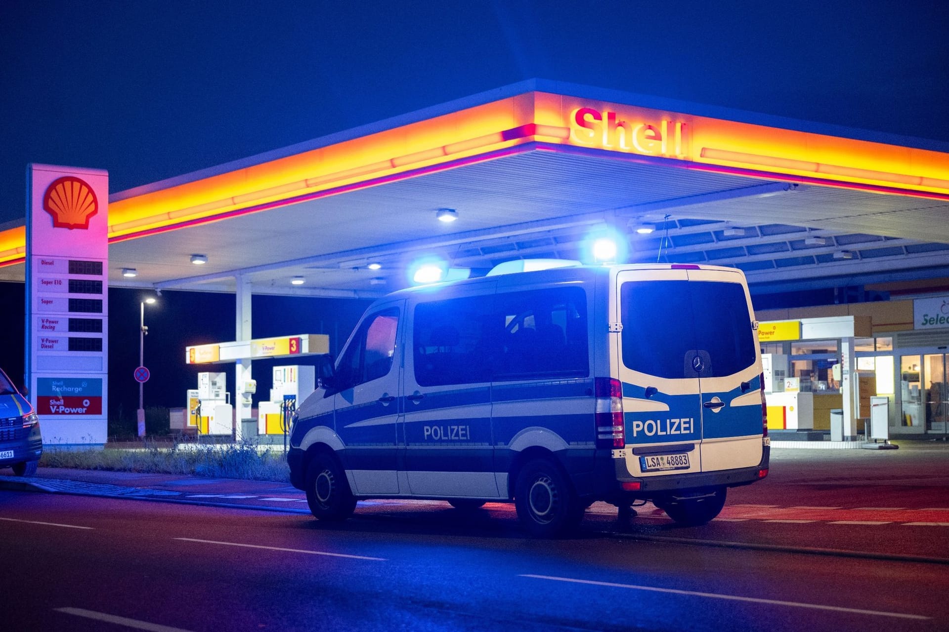 Tankstelle in Merseburg