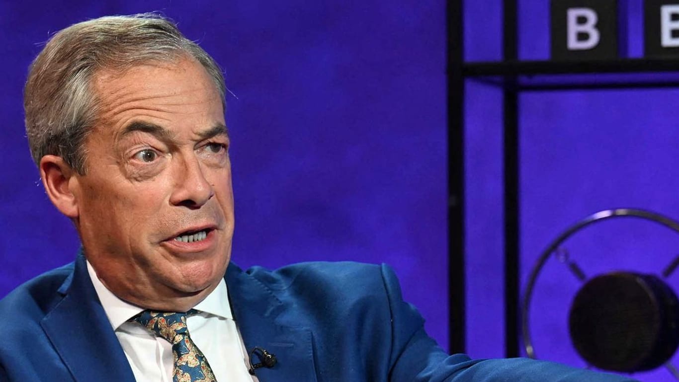 Nigel Farage: Der Brexit-Hardliner tritt bei den britischen Parlamentswahlen an.