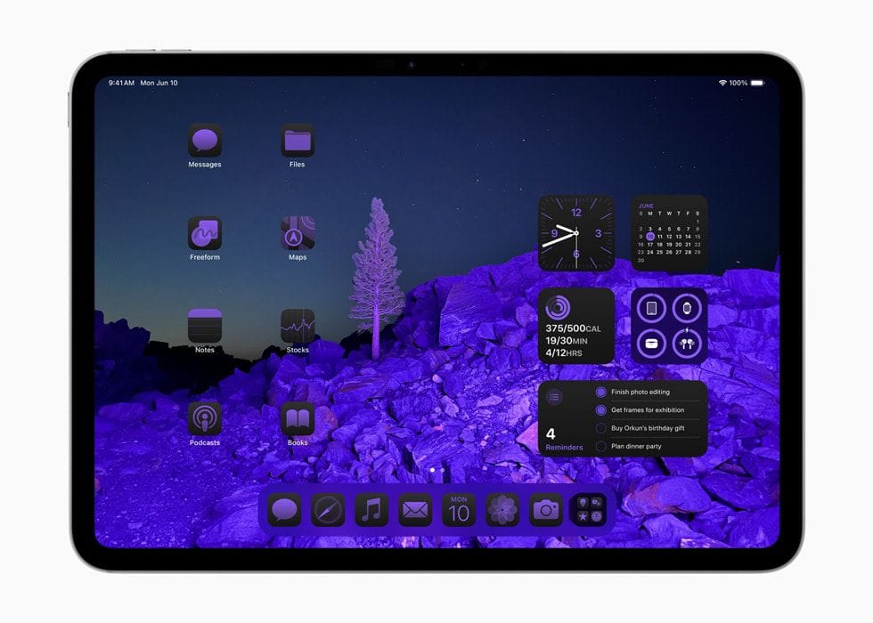 iPadOS 18 kommt mit neuen Anpassungsmöglichkeiten für den Homescreen.