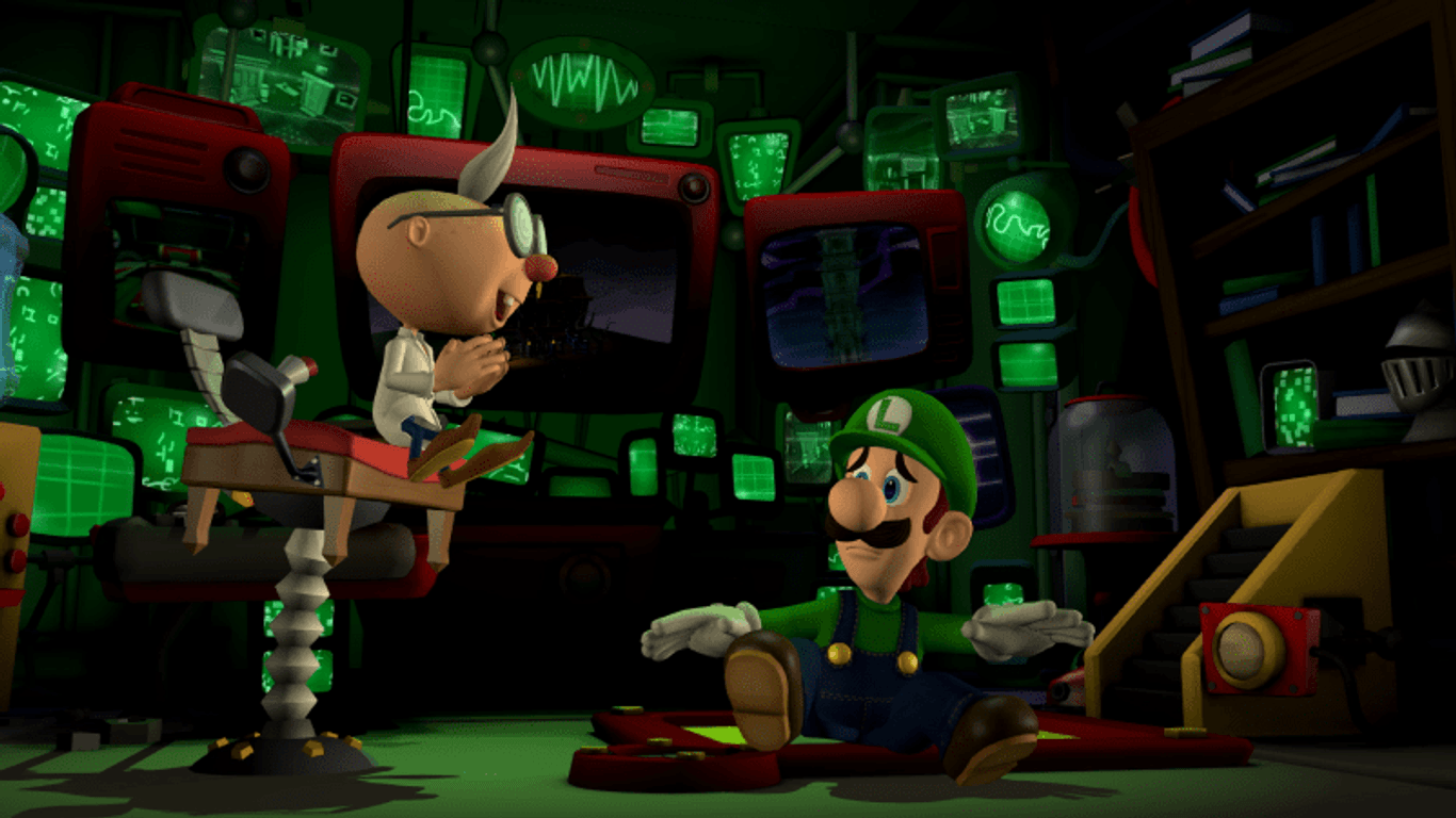 Professor I. Gidd braucht Luigis Hilfe, um das Nachtschattental vom Spuk zu befreien.