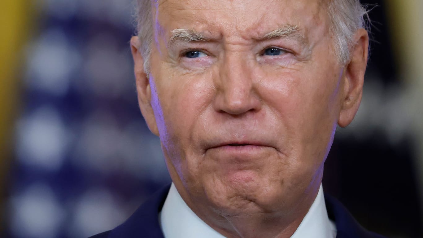 US-Präsident Joe Biden Ende Mai 2024 während einer Rede im Weißen Haus.