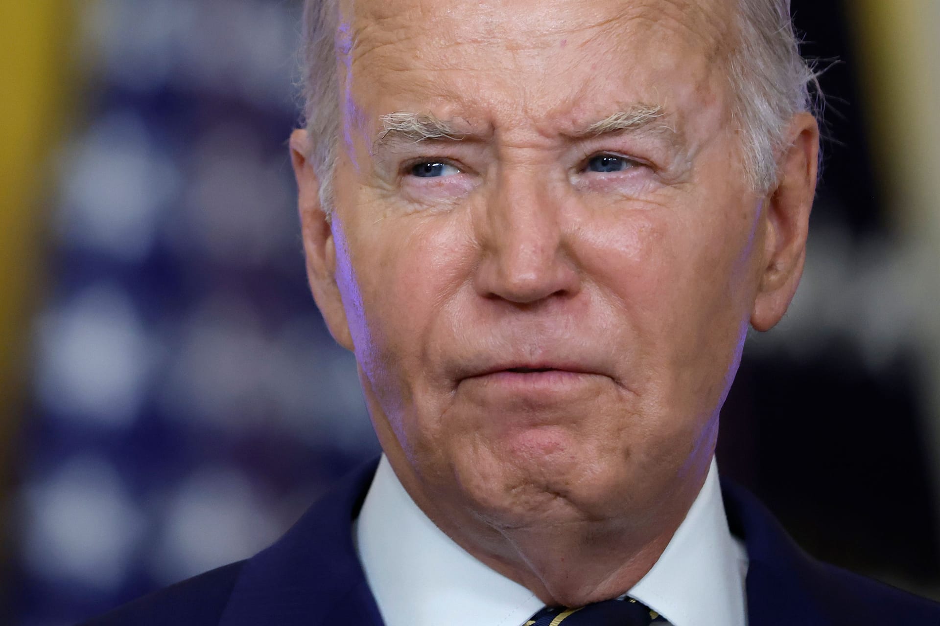 US-Präsident Joe Biden Ende Mai 2024 während einer Rede im Weißen Haus.