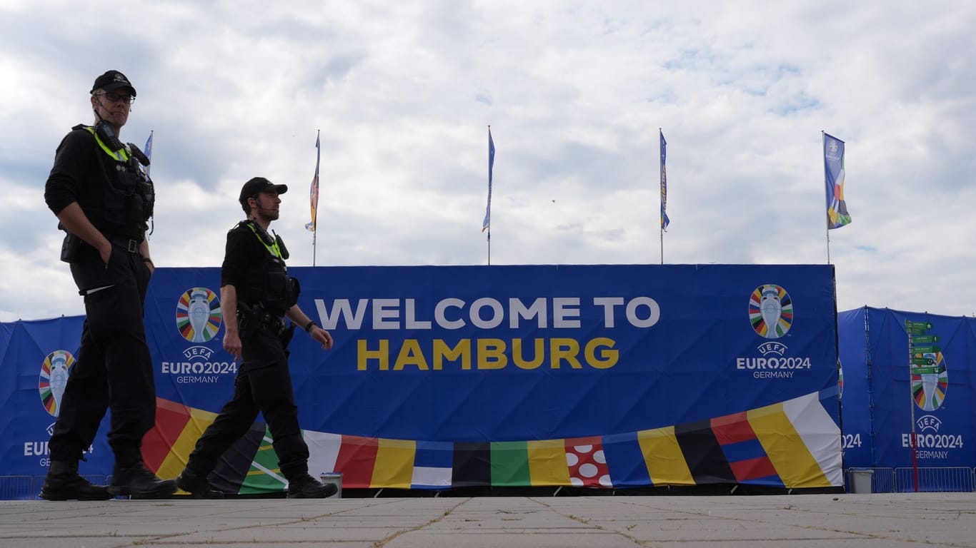 Fanzone in Hamburg